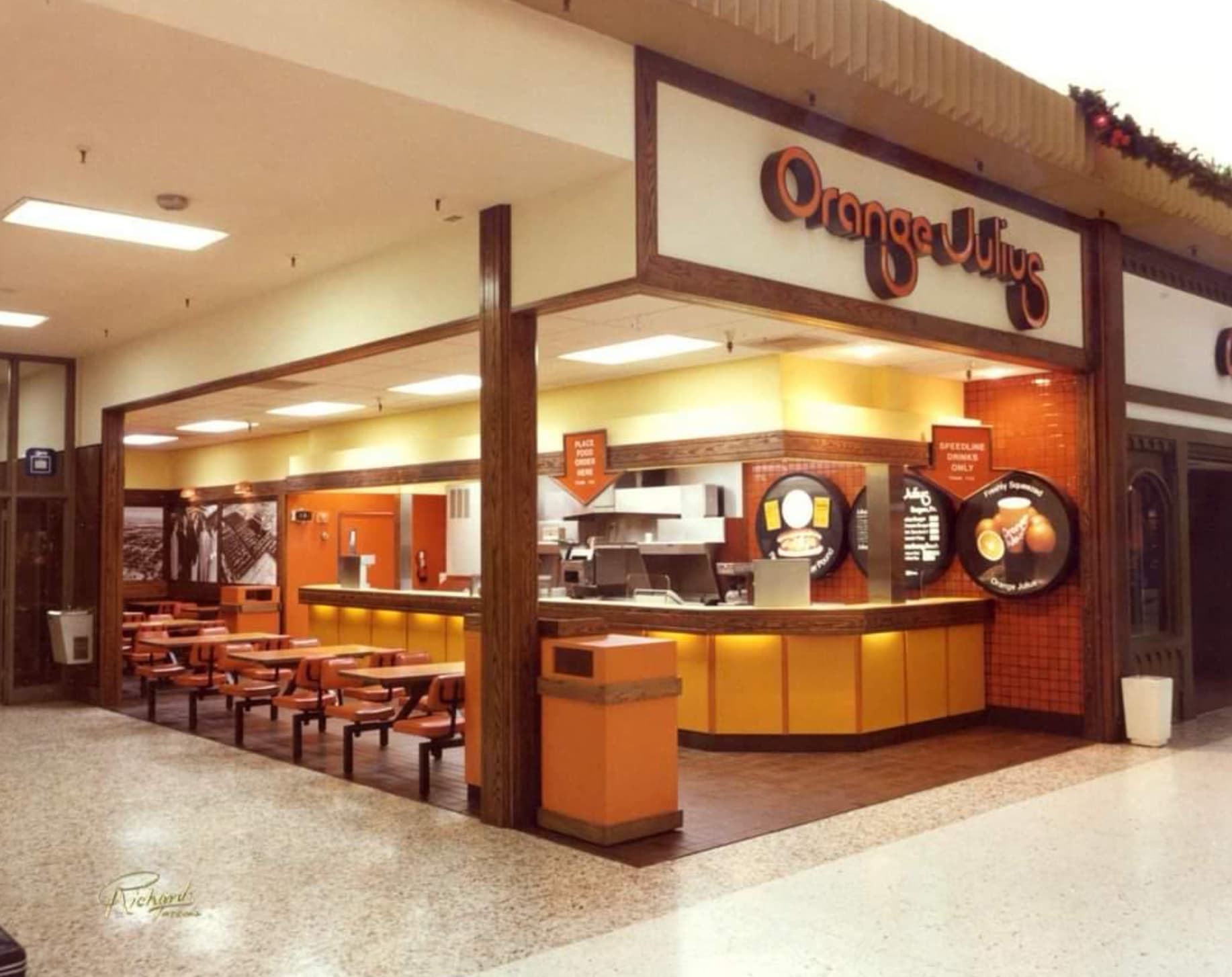 orange julius 1970s - Richards Place Food Onsager five Speedline Only 1